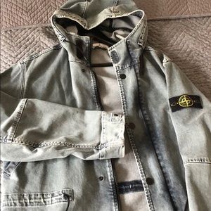 Stone Island Denim Parka Jacket NWT